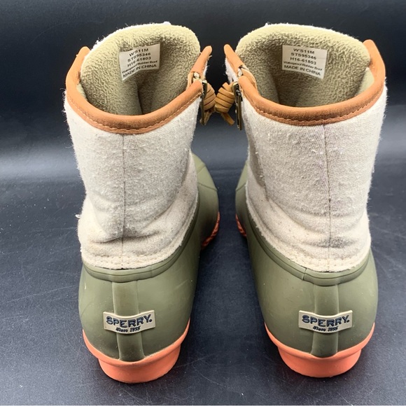 Sperry Waterproof Saltwater Duck Boots Size 11 - Picture 4 of 9